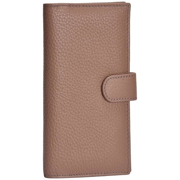Checkbook Cover Slim Minimalist For Men Nude - Picture 1 of 6